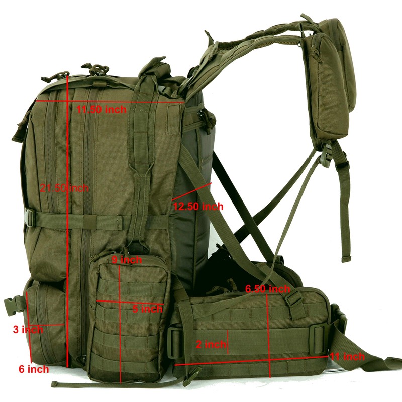 Tactical Assault Pack - Combat Rucksack - 17" Military MOLLE