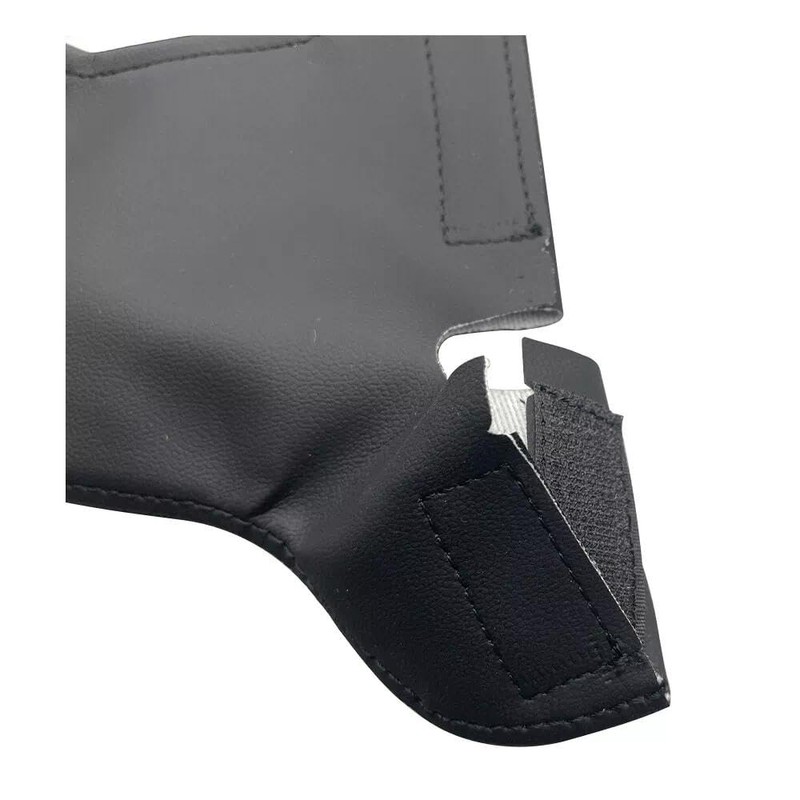 Pyladea 2PCS Leather Sun Visor Cover Black Replacement for 1994-2004