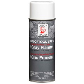Design Master Colortool Spray Paint 12oz-Gray Flannel