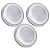 3Pcs Wireless PIR Automatic Motion Sensor Night Light 6 LED