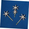 VICASKY 1Set Bling Rhinestone Hair Clips for Women Stylish Star