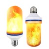 6W E26 LED Flame Effect Light Bulb - 4 Modes