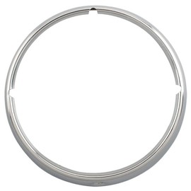 TOTMOX Chrome Silver Headlight Lamp Trim Ring Cover 7" Headlight Trim Ring, Motorcycle Headlight Assembly, Compatible with Harley Davidson Touring Road King Electra Glide Street Glide and Tri Glide