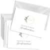 Briefzauber 12 x Confirmation Invitation Cards with 12 x Envelopes,