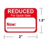 Reduced Stickers Sale Price Labels 500 Pcs/Roll - 1.5" X
