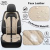 TTX LIGHTING Seat Covers for Car 2 Front Seat for