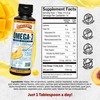 Barlean's Mango Peach Omega 3 Fish Oil Liquid Supplement with