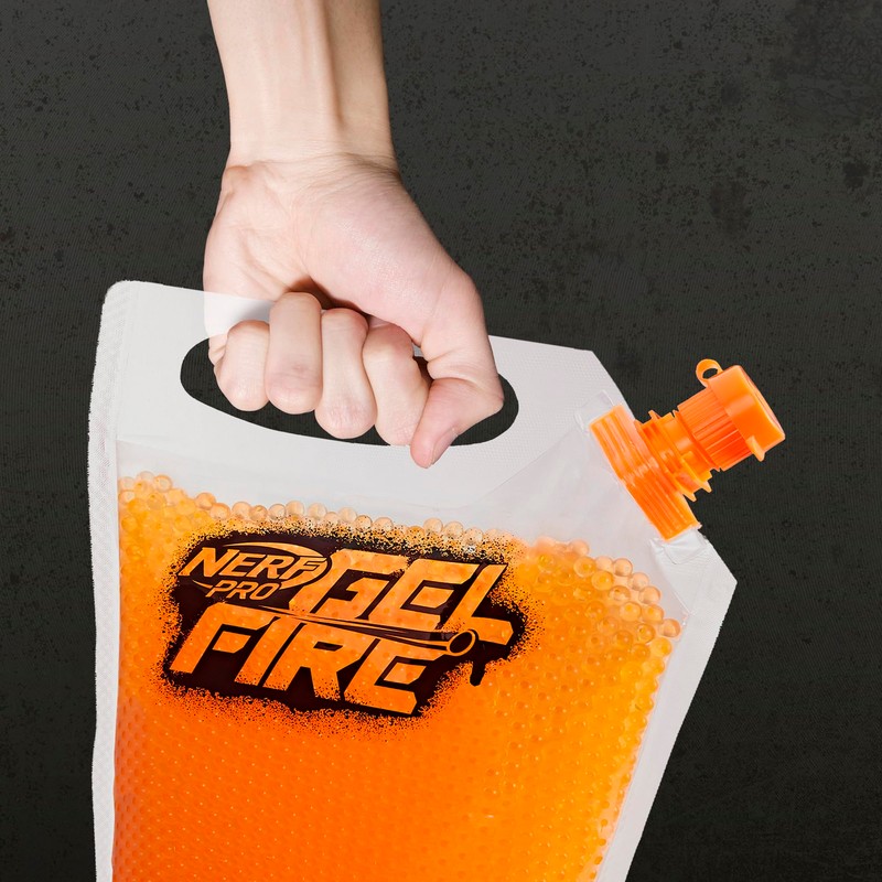 Nerf Pro Gelfire Reusable Ammo Pouch & 10,000 Dehydrated Gelfire