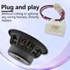 JRSHOME 4-Pack Car Door Speaker Wiring Harness Adapter Connector Plugs