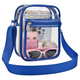 USPECLARE Clear Purse for Stadium Events Clear Messenger Bag for Men and Women