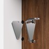 WINSOON Barn Door Lock Hardware Stainless Steel Sliding Privacy Latch
