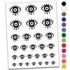 Three Tears Evil Eye Nazar Charm Temporary Tattoo Water Resistant