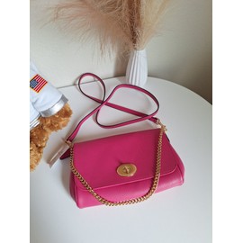 Coach NWT COACH Crossgrain Mini  Chain Crossbody Shoulder Handbag in Dahlia Pink