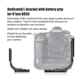 SUNWAYFOTO PNL-D850G L-Bracket for Nikon D850 + Grip