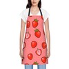 Smooffly Strawberry Apron with Slices - Chefs Apron for Men