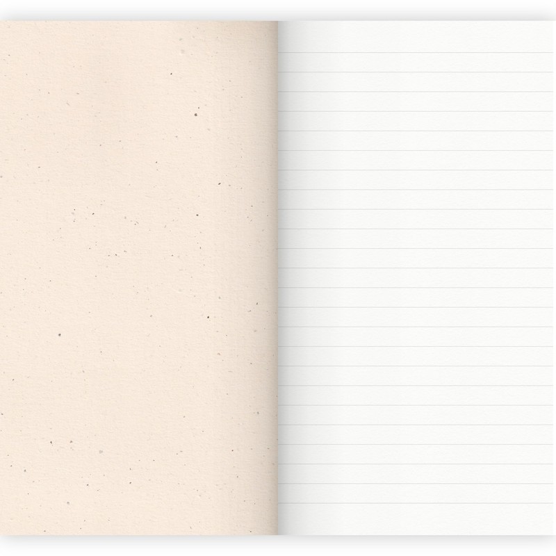 etmamu 1073 Set of 4 A5 Notebooks, Ornamental Floral and