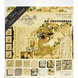 Graphic 45 G4501952 Le Romantique Deluxe Collector's Edition,Multicoloured, 12x12 Inches
