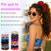 HEYMKGO Scrunchies para Mujer y Adolescente, Set de 40 Piezas