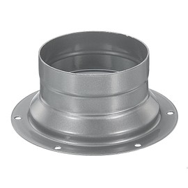 PATIKIL 3 Inch Duct Connector Flange, Metal Fitting Straight Pipe Flange Round Ventilation Air Duct for Heating Cooling Ventilation HVAC System