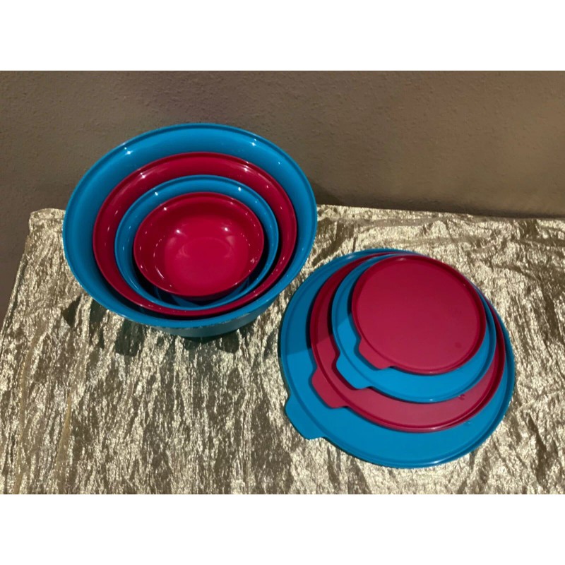 Tupperware New Tupperware Set of 4 Aloha Nesting Bowls with