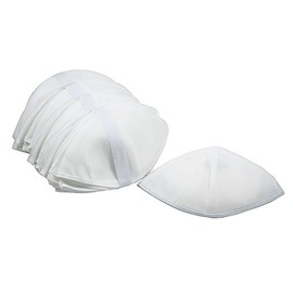 Zion Judaica Bulk Pack White Rayon Kippahs 144 White Chuppah Jewish Wedding Yamakas Jumbo Pack Synagogue Kippot Bar/Bat Mitzvah Yarmulkas Unlined Skullcaps Shabbat Kippas High Holiday Yarmulkes Hats