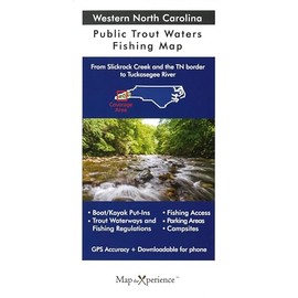 Map the Xperience Western North Carolina Fishing Map