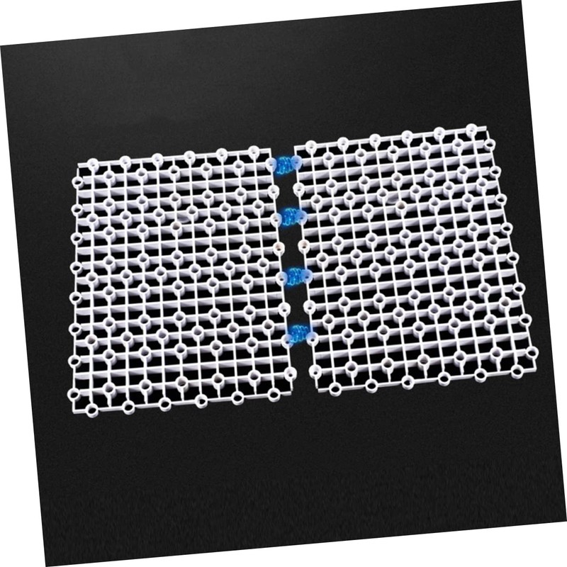 ORFOFE Fish Tank Bottom Filter Plate Set 5 Pieces PVC