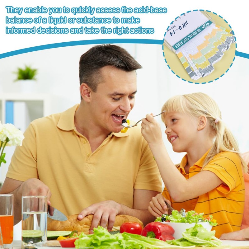 GNALIA pH Test Strips Pack of 100, Lackmus Test Paper,