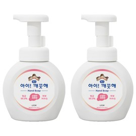 I'm Clean Hand Wash Container Type Refreshing Lemon Scent, 250ml, 2 Pieces / 아이깨끗해 핸드워시 용기형 상큼한 레몬향, 250ml, 2개