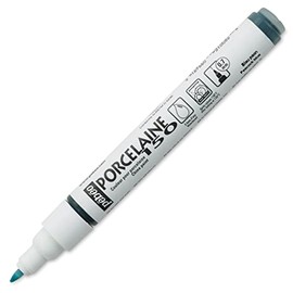 Porcelaine 150 Assorted China Paint Fine Tip Markers - Peacock Blue, DIY Arts & Crafts Supplies, Fun for Kids, Heat-Resistant Finish, Microwave & Dishwasher Safe Formula