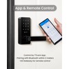 DESLOC B200L Fingerprint Smart Lock with Handle, Keyless Entry Door