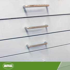 Amig - Möbelgriff - Edelstahl 18/8 - Matt - Ø10 X 128 mm - Robust und langlebig - Einfache Installation - Modern und elegant