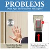 MOSECYOU Deadbolt Restorer Strike Plate Large Version 2-3/4" x 1-1/8",