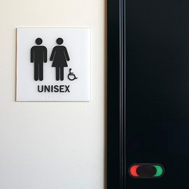 TEHAUX 8pcs Vacant Occupied Sign, Do Not Disturb Door Sign Blank Slider Indicator, Red Green Open Closed Privacy Sign Signboard for Office Bathroom Restroom Toilet Hotels