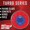 Faithfull DB125TURB 125 x 22 mm Turbo Cut Diamond Blade