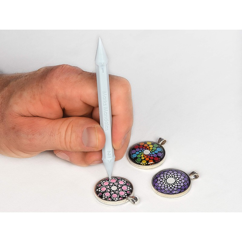 Marks Mandalas - Juego de herramientas punteadas de 24 tamaños
