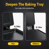 Aigostar Sandwich Maker with Non-stick Deep Grid Surface for Egg,