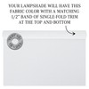 FenchelShades.com 18" Top Diameter x 18" Bottom Diameter 11" Height