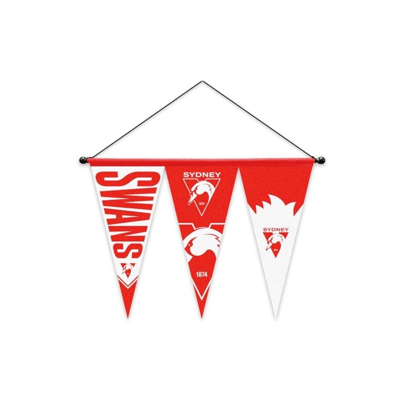 Sydney Swans AFL Footy Set of 3 Felt Wall Pennant