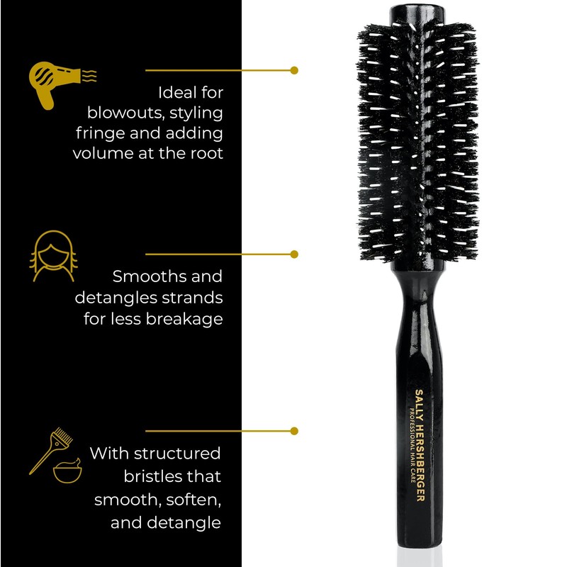 SALLY HERSHBERGER Medium Round Brush for Men & Women -