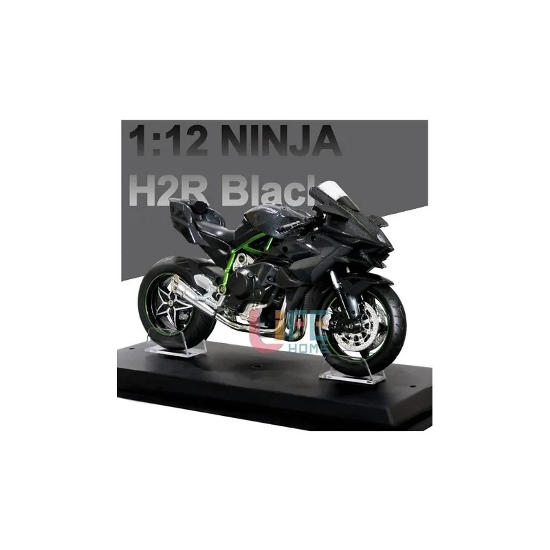 Xopexld Kawasaki H2r Miniatura Moto Metal Con Luz Y Sonido