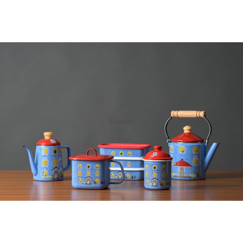 Fuji Hollow Moomin House Canister, 3.5 inches (9 cm), MOH-9CN