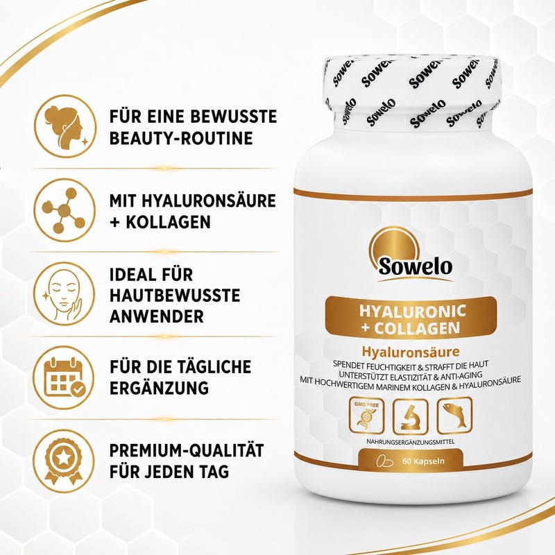 Hyaluron + Marine Collagen Naticol - 343 mg per capsule