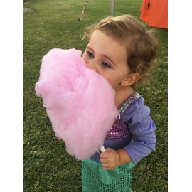 Concession Essentials Cotton Candy Cones- Pack of 100ct Cotton Candy Cones. White Paper Cones