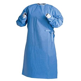SMS Non-sterile Standard Surgical Gown suitable for Dental, Physiotherapist - Blue XL