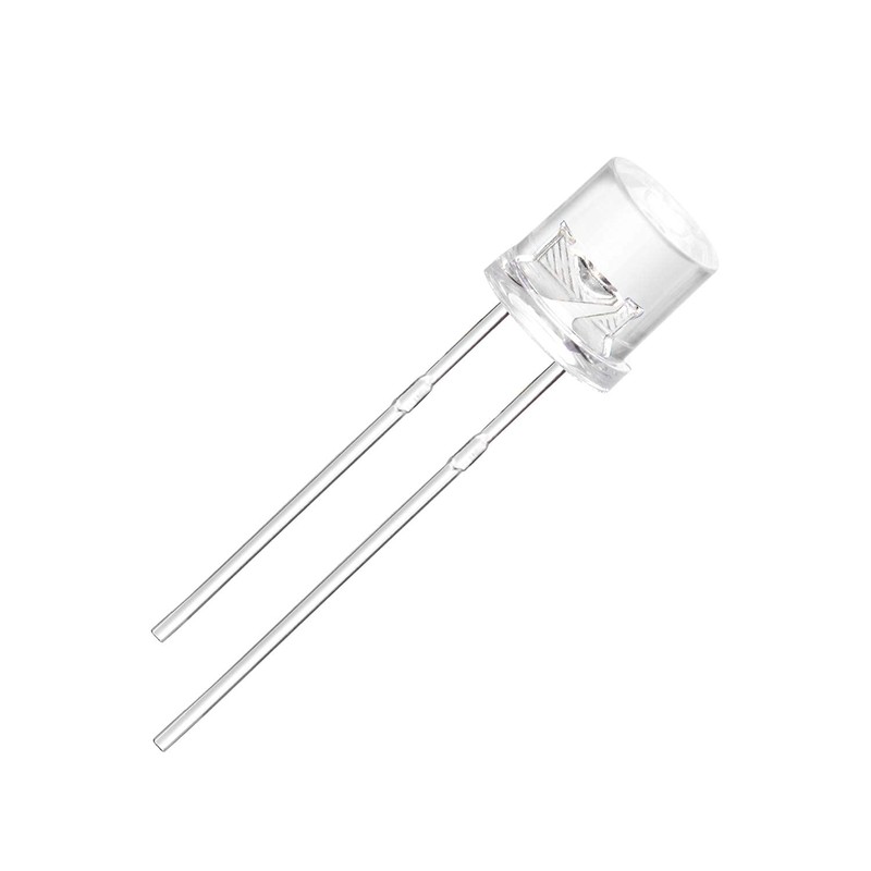 Chanzon LED Diodes, 5 mm/3 mm, Round/Flat Design, Transparent Lens,