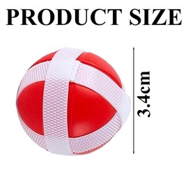 WPCSM 20 Pcs Sticky Balls, Sticky Ball, Sticky Balls Fabric 4 Colors, Velcro Balls For Kids Outdoor, Sticky Ball Birthday Gift Kids Darts Game Accessories Indoor Outdoor Classic Games