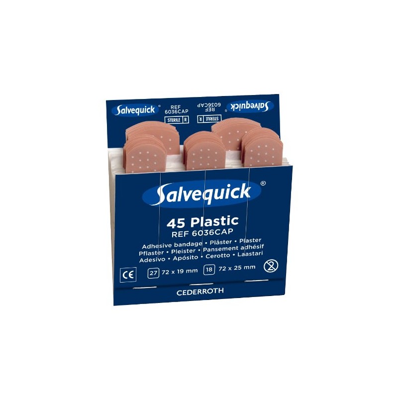 SÖHNGEN® Pflaster-Refill Salvequick 6036/1009036 wasserfest Inh. 45