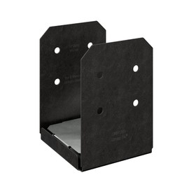 Simpson Strong-Tie APVB88 Outdoor Accents Avant Collection ZMAX, Black Powder-Coated Post Base for 8x8