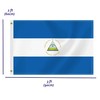 2×3 FT Nicaragua Flag,Medium 60×90 CM Nicaraguan Outdoor Banner,100D Decor,Doube